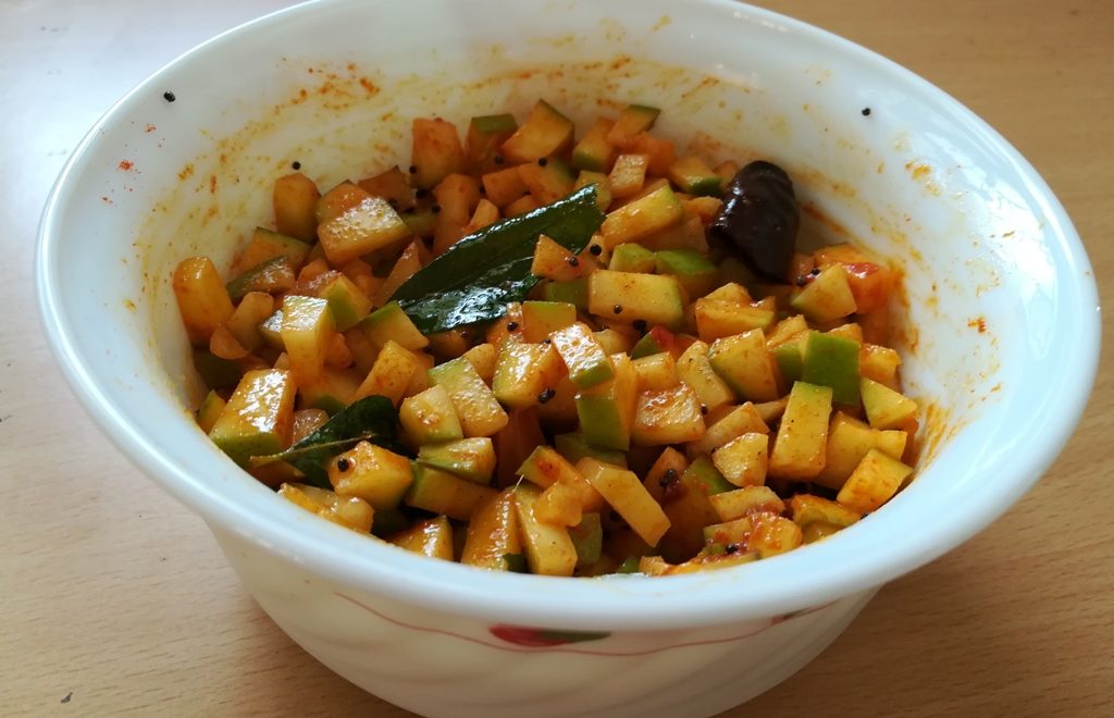 Instant mango pickle recipe – how to make Instant Mango Pickle