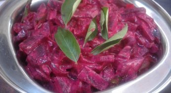 Beetroot pachadi recipe, how to make beetroot pachadi, veg recipes